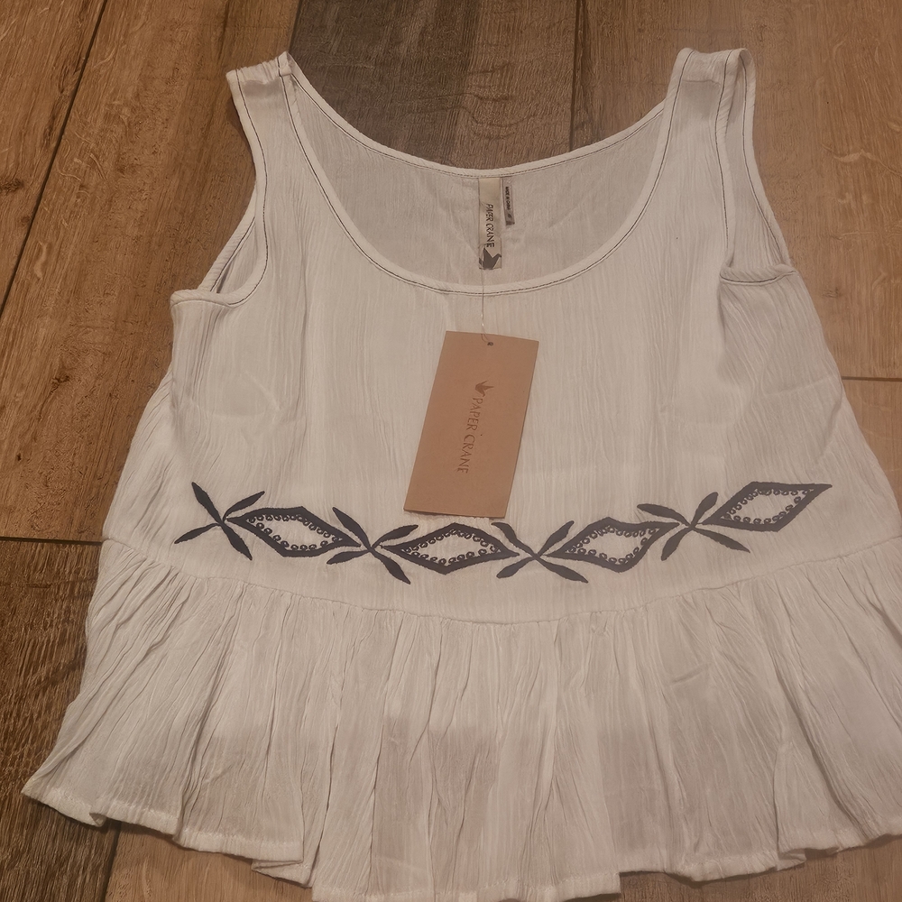 Paper Crane By Anthropologie Tank Top Shirt